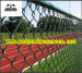 green pvc chain link fence