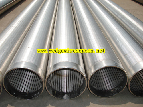 V-shape wire slotted screen pipe