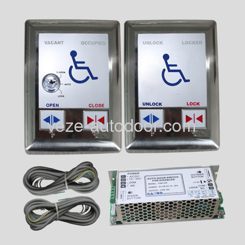 Push button switch for disabled