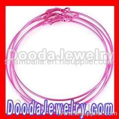 70mm Basketball Wives Pink Plain Hoop Earrings Wholesale