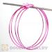 Pink Plain Hoop Earrings Wholesale