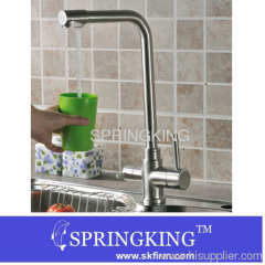Stainless Steel Hot & Cold Water & RO Filter 3 Way Kitchen Faucet
