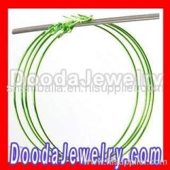 Cheap 70mm Basketball Wives Green Plain Hoop Earrings Wholesale