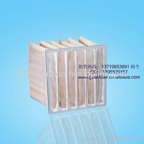 pocket nonwoven filter