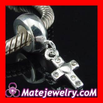 european cross dangle with Stone