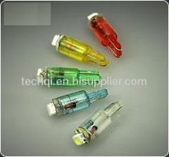 Techqi Super Bright & Wide Angle T5 (aka T4) 3528chip SMD LED Wedge Light Bulbs Instrument Cluster, Dash Lights