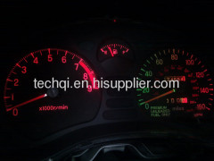 Techqi Super Bright & Wide Angle T5 (aka T4) 3528chip SMD LED Wedge Light Bulbs Instrument Cluster, Dash Lights