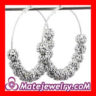 basketball wives crystal ball hoop earrings