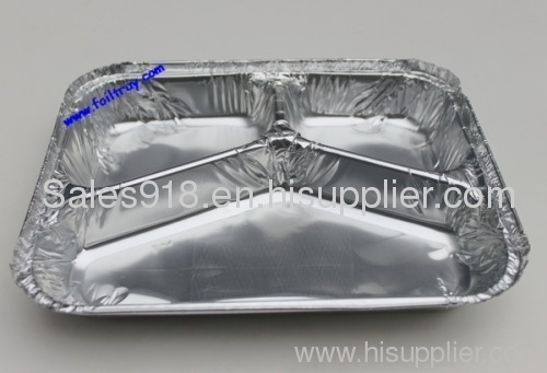 Compartments Foil Container