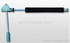 lockable gas spring with handle