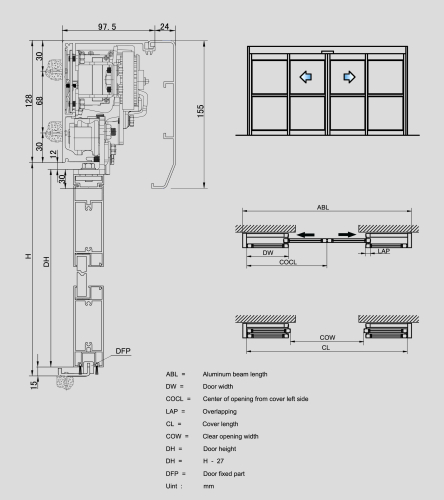 Photocell Sliding Glass Door Operator From China Manufacturer - Ningbo 