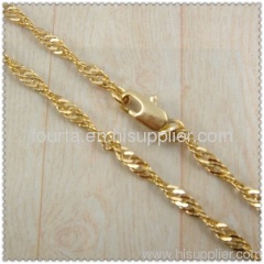 18k gold plated chain