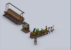 CFJG-100 Medium Size 4 head Spiral Paper Tube Making Machine