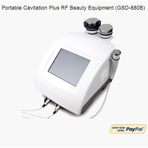 Portable Cavitation Plus RF Beauty Equipment (GSD-880B)