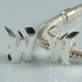 european letter w charms