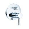 Single lever concealed 4-way bath/shower mixer with diverter