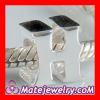 european 925 sterling silver Letter H charms