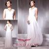 gorgeous white simple beading sleeveless club party dresses