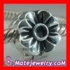 european silver plated flower clip beads wholesale