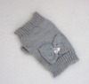 acrylic knitted winter gloves