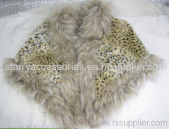 animal printed winter shawl