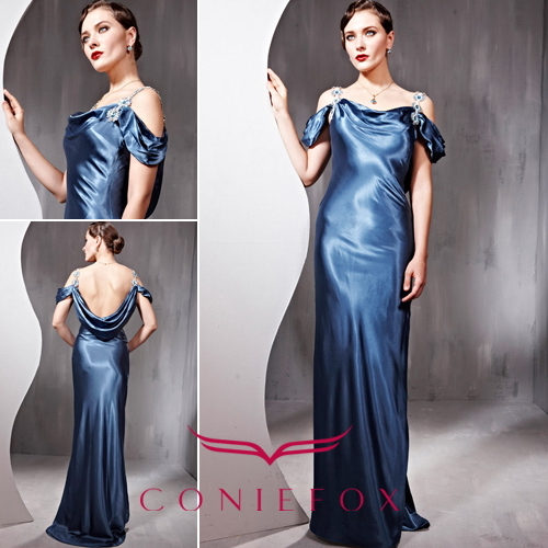 CONIEFOX new arrival long backless fashion dresses