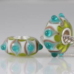 european lampwork glass beads 925 sterling silver core suit european style jewelry