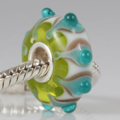 european lampwork glass beads 925 sterling silver core suit european style jewelry