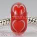 european lampwork heart beads