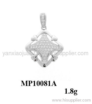 925 Sterling Silver Square Shape Jewelry