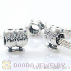 Sterling Silver european Pinot Grigio Charm Beads Wholesale