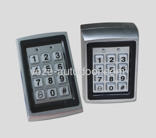 Automatic door card reader password keypad