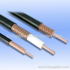 Corrugated Copper Tube cable ; leaky feeder cable