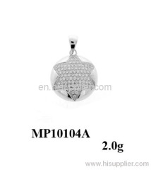 new arrival micro setting silver star pendant