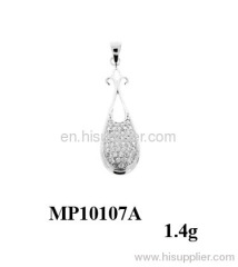 2012 new arrival charming micro setting silver pendant