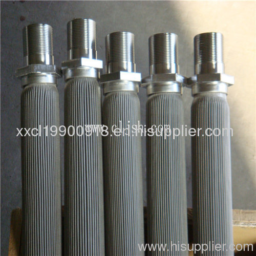 5um sintered pleated filter elements