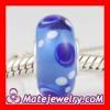 european new lampwork glass beads 925 sterling silver core