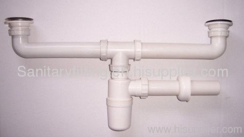 Basin drainer with bottle trap