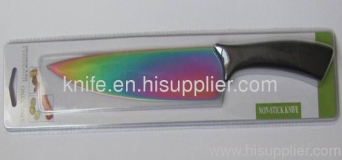 Titanium chef's knife