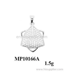 2012 new arrival hot micro setting silver pendant