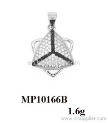 2012 new arrival hot micro setting silver pendant