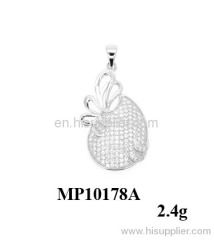 2012 new arrival hot micro setting silver pendant