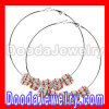 Basketball Wives Gold Hoop poparazzi Earrings Red Balls wholesale