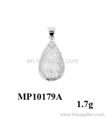 2012 new arrival hot micro setting silver pendant