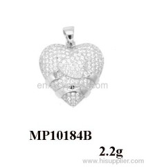 2012 new arrival hot micro setting silver pendant