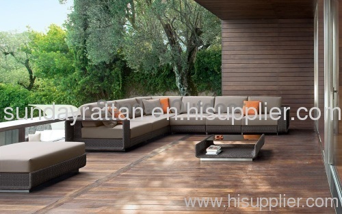 2012 hot sale outdoor 7 person sofa set