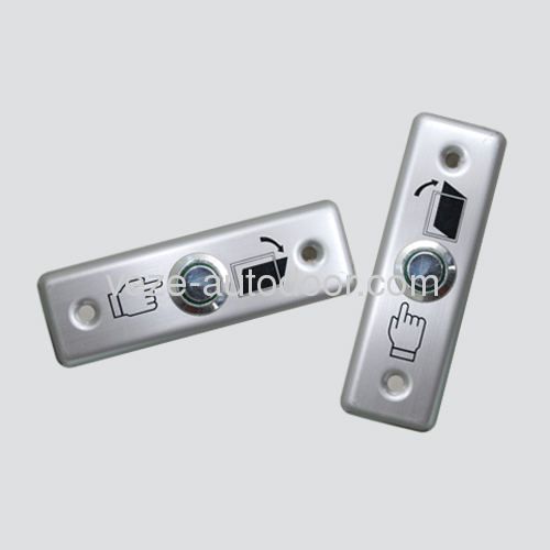Automatic door push button switch