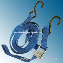 cam buckles straps with S-hooks blue webbing china Manufacturer
