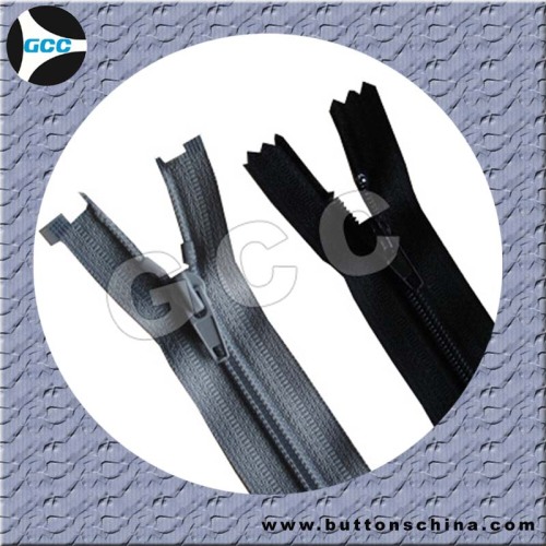 #3 or #5 Nylon Zipper with auto lock slidr close end and open end