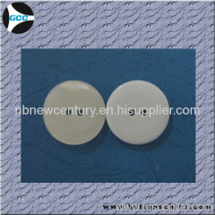 Milky white chalk button